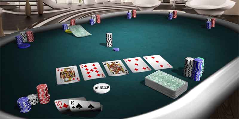 Thứ tự một ván bài Poker mà HB88 quy định